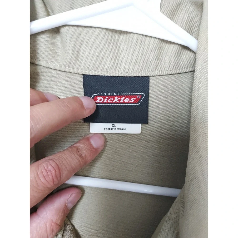 Dickies Jacket Mens XL Eisenhower Full Zip Up Workwear Canvas Skater Grunge